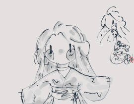 叮！捉到了一只怜怜_绘画作品