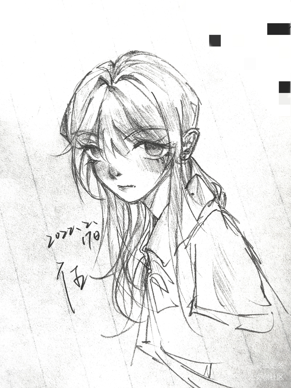 。_手绘oc绘画作品
