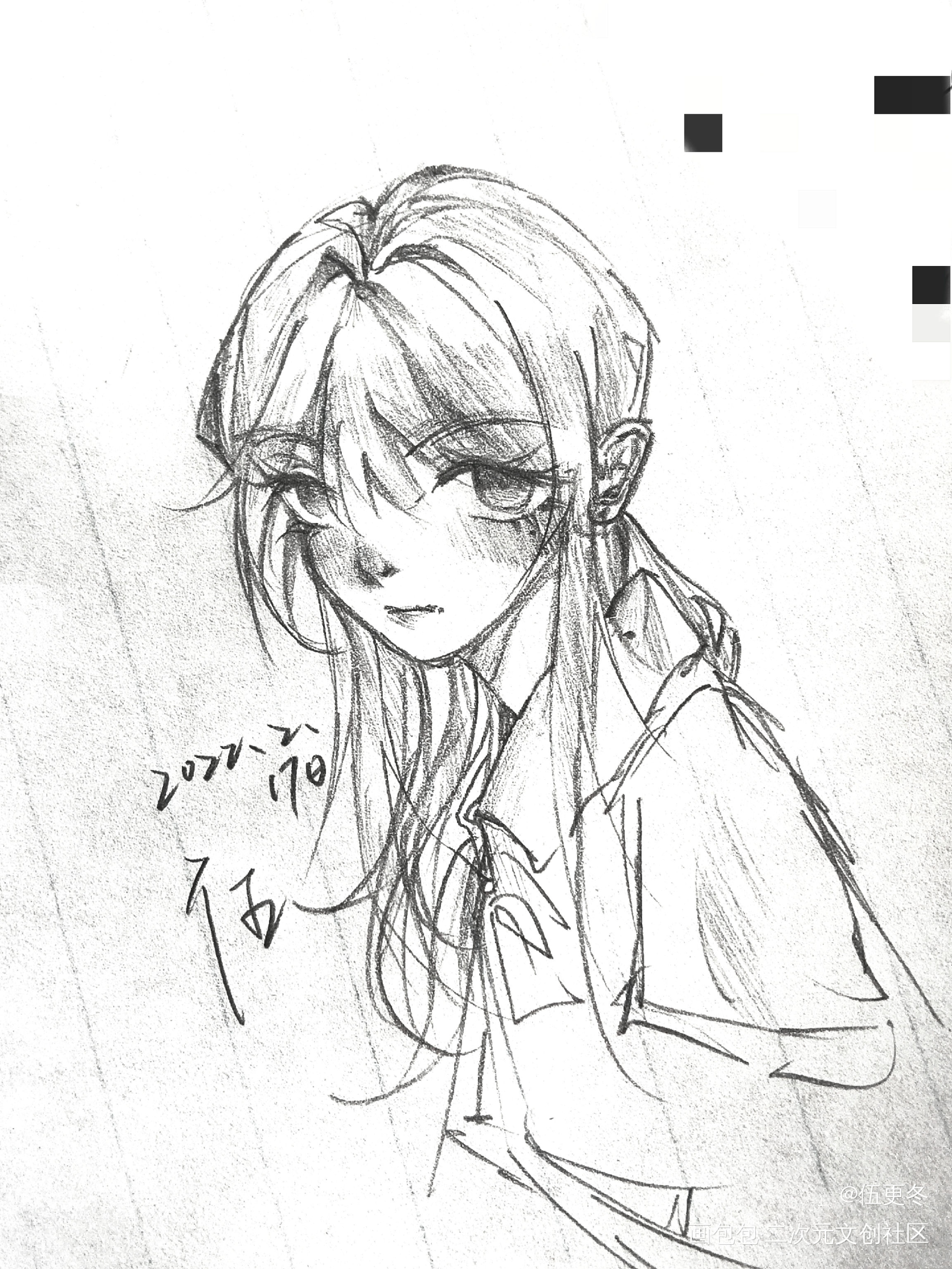 。_手绘oc绘画作品