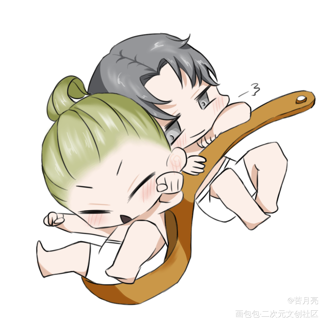 洛温_附加遗产188男团洛温Q版绘画作品