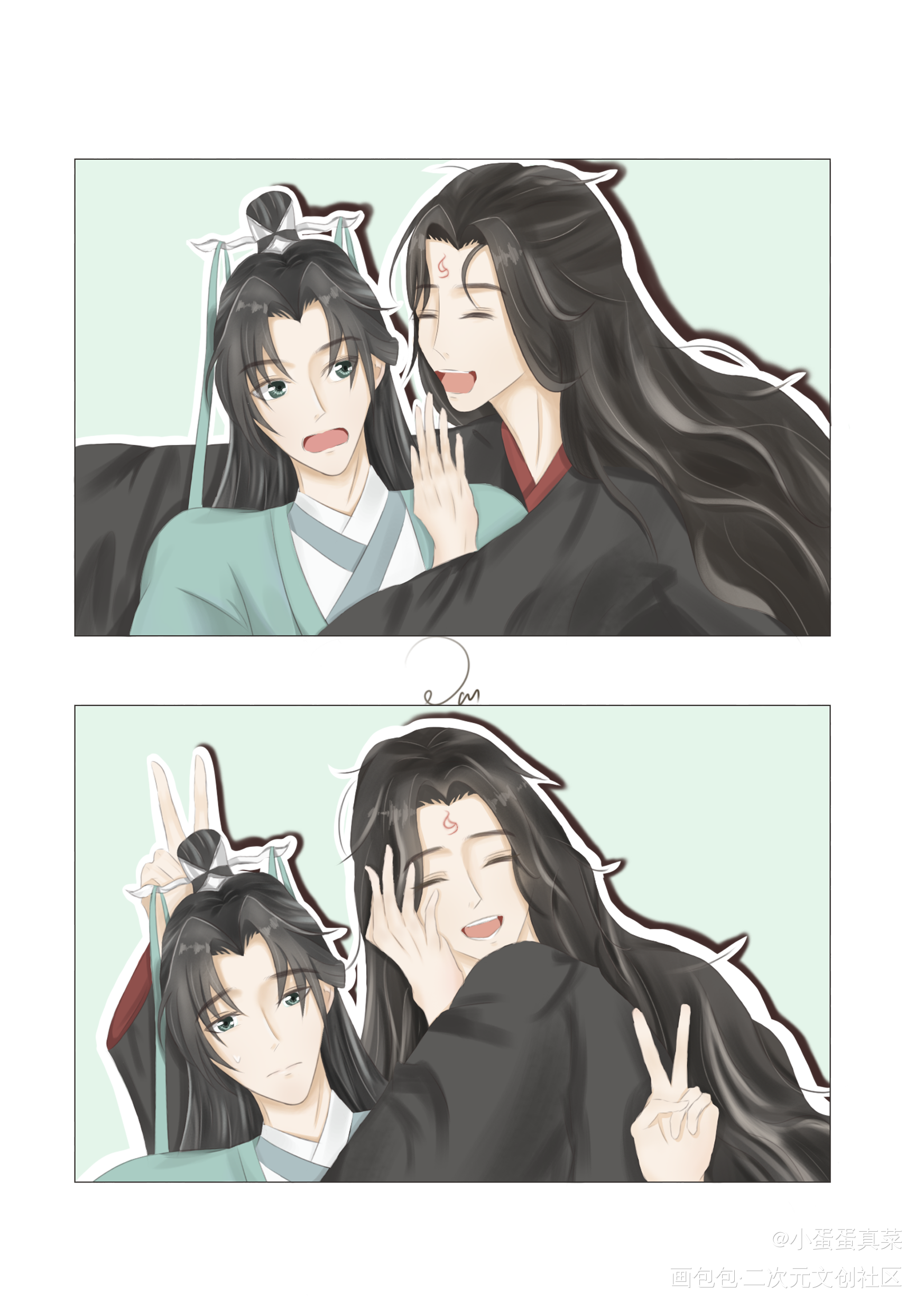 《论墨家三宝是如何拍照的》_人渣反派自救系统天官赐福魔道祖师冰秋花怜忘羡绘画作品
