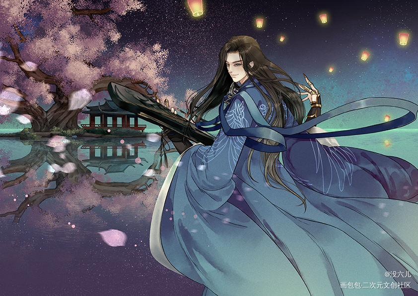 神相_逆水寒古风神相绘画作品