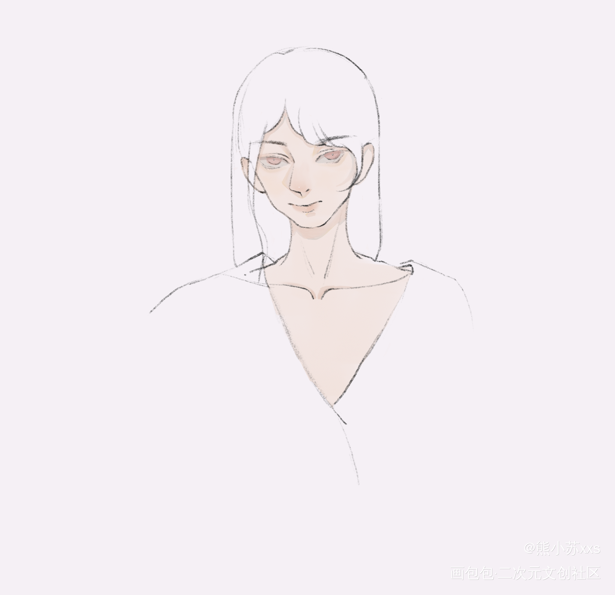 摸鱼_手绘摸鱼绘画作品