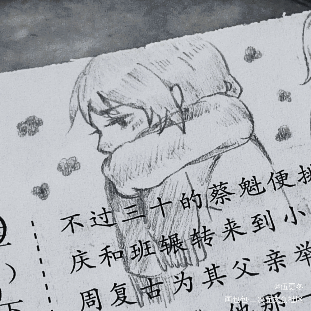 冬_手绘自设oc绘画作品