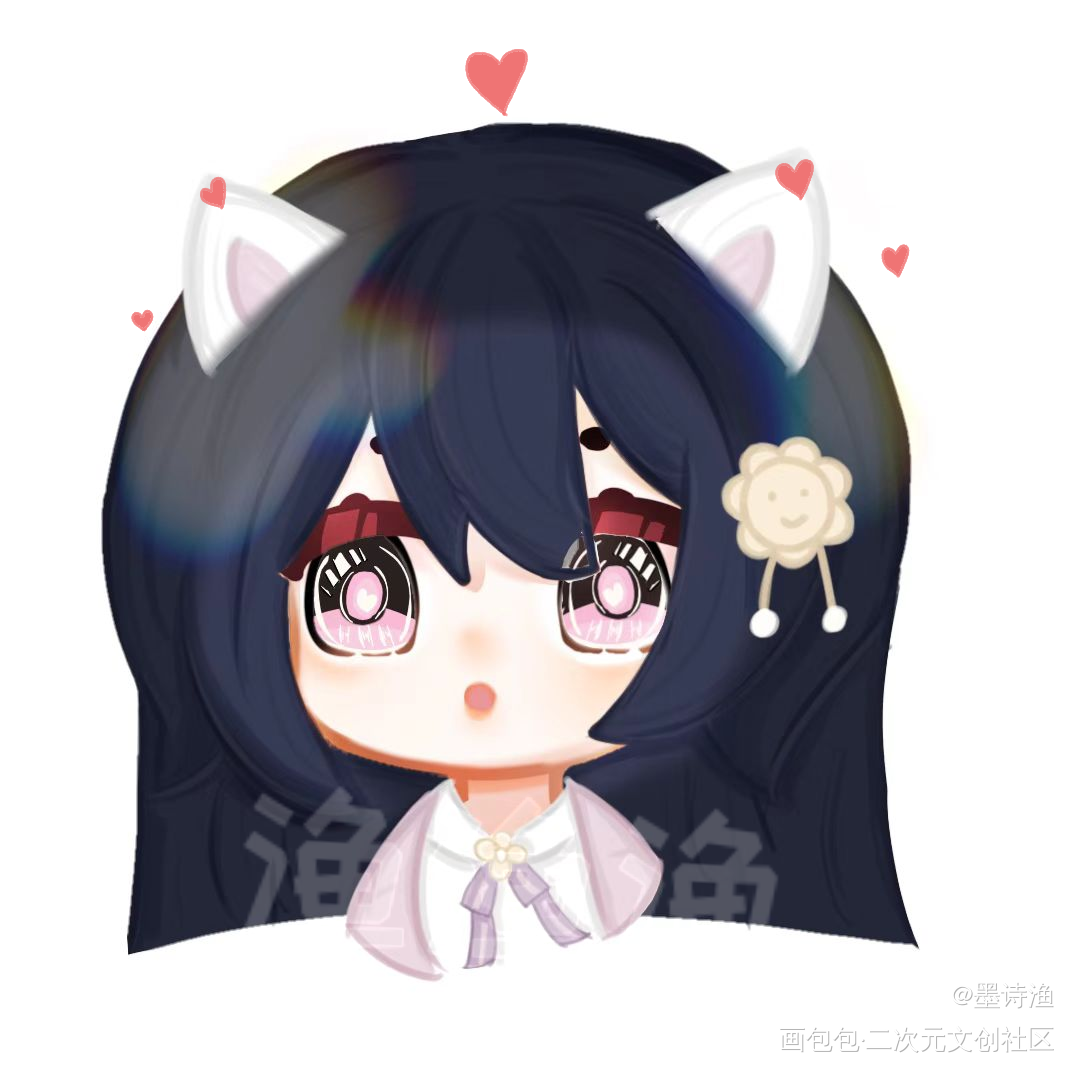 老婆贴贴我！_墨香铜臭约稿绘画作品