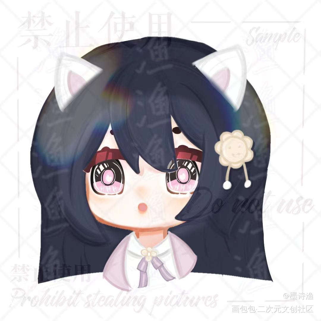 老婆贴贴我！_墨香铜臭约稿绘画作品