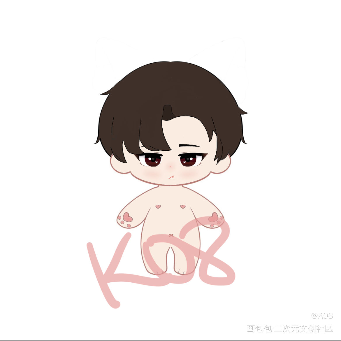 简哥_你却爱着一个傻逼188男团李简Q版绘画作品