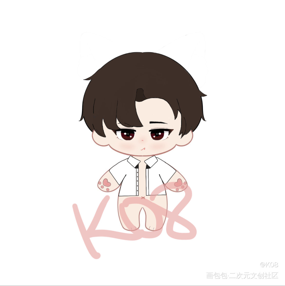 简哥_你却爱着一个傻逼188男团李简Q版绘画作品