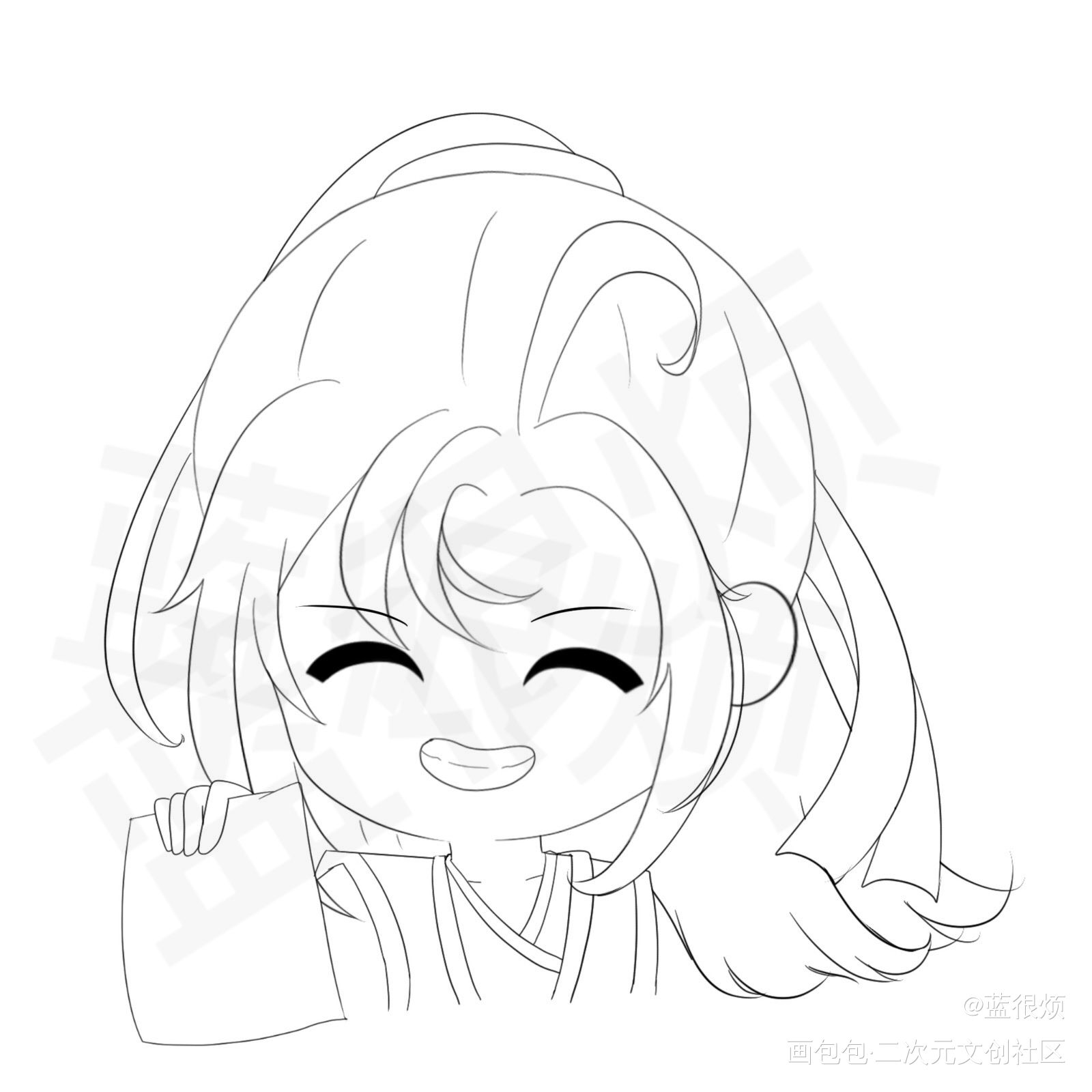 魏无羡_魔道祖师魏无羡Q版绘画作品