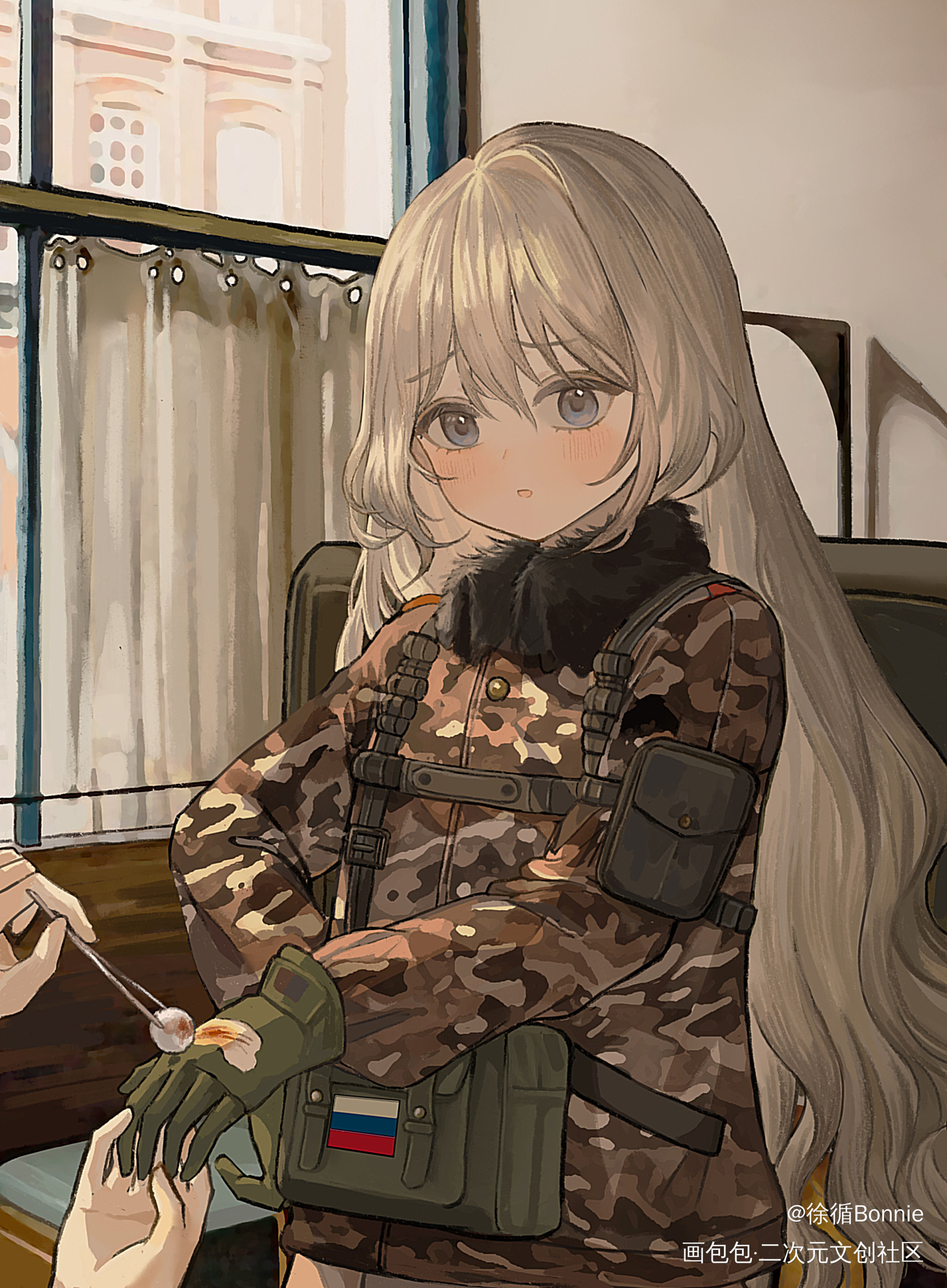 摸摸小爪_厚涂日系绘画作品