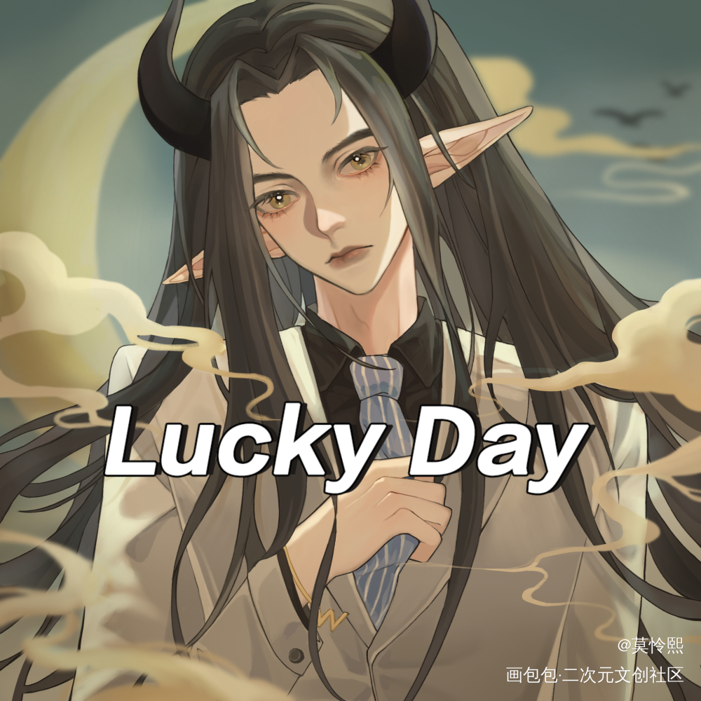 大恶魔叽_魔道祖师忘羡墨香铜臭约稿绘画作品