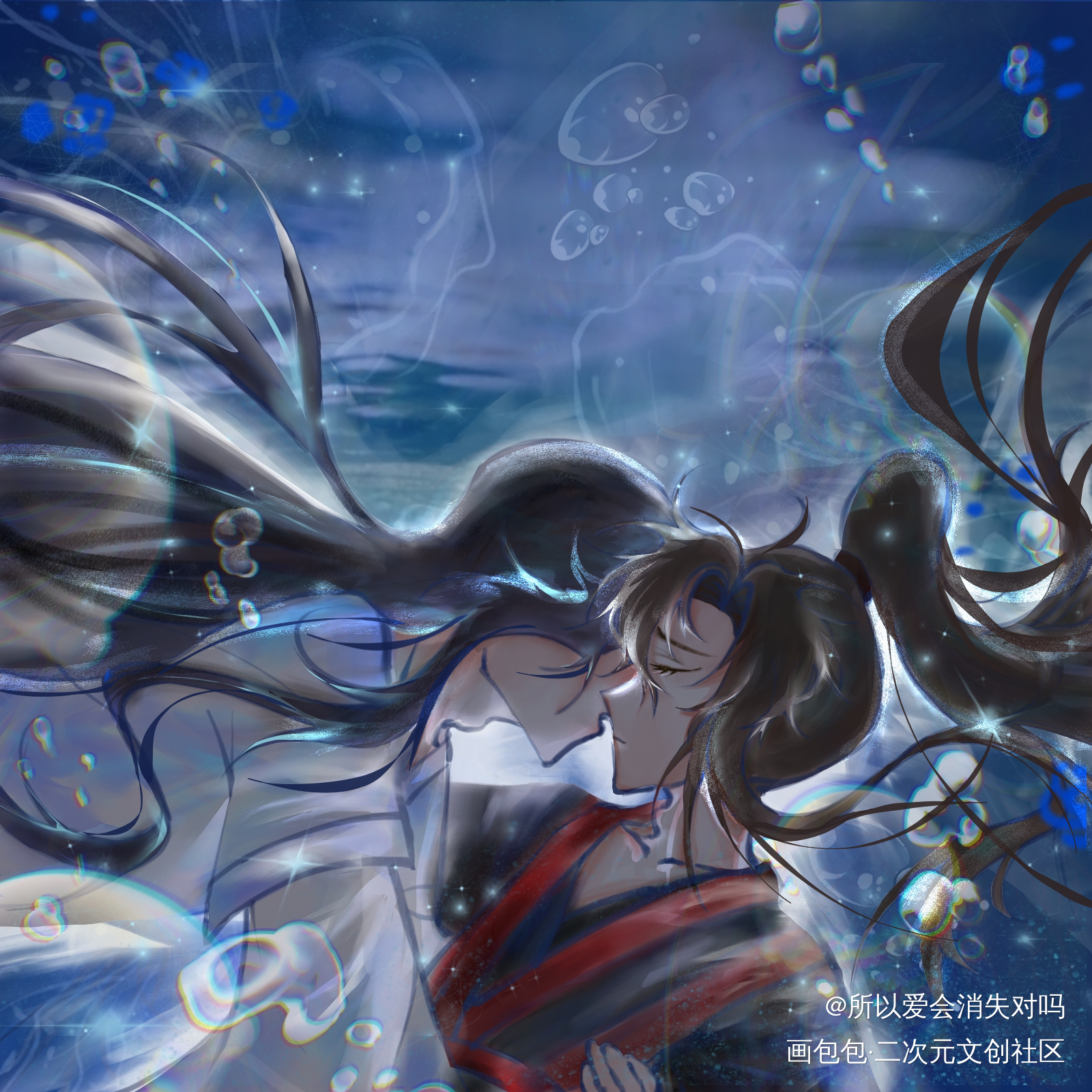 魏婴！！！_魔道祖师忘羡蓝忘机魏无羡古风厚涂平涂我要上首推同人绘画作品