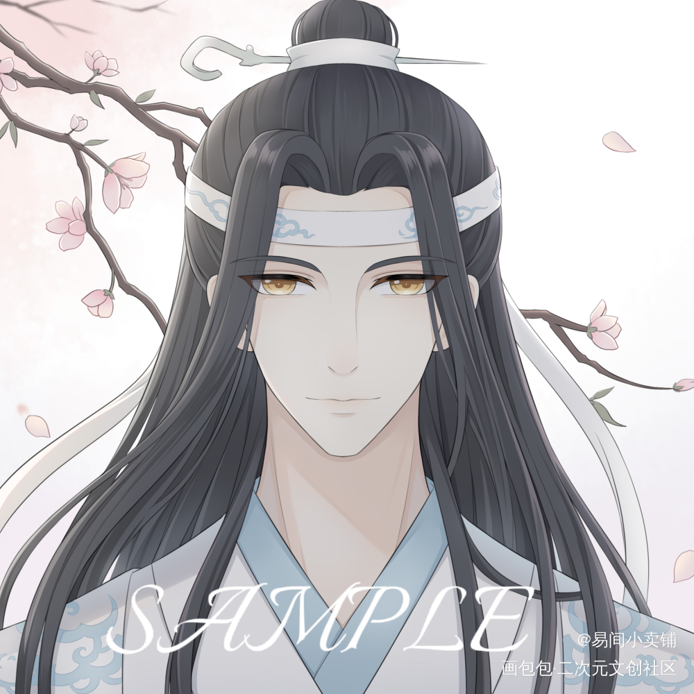 忘机_魔道祖师忘羡绘画作品