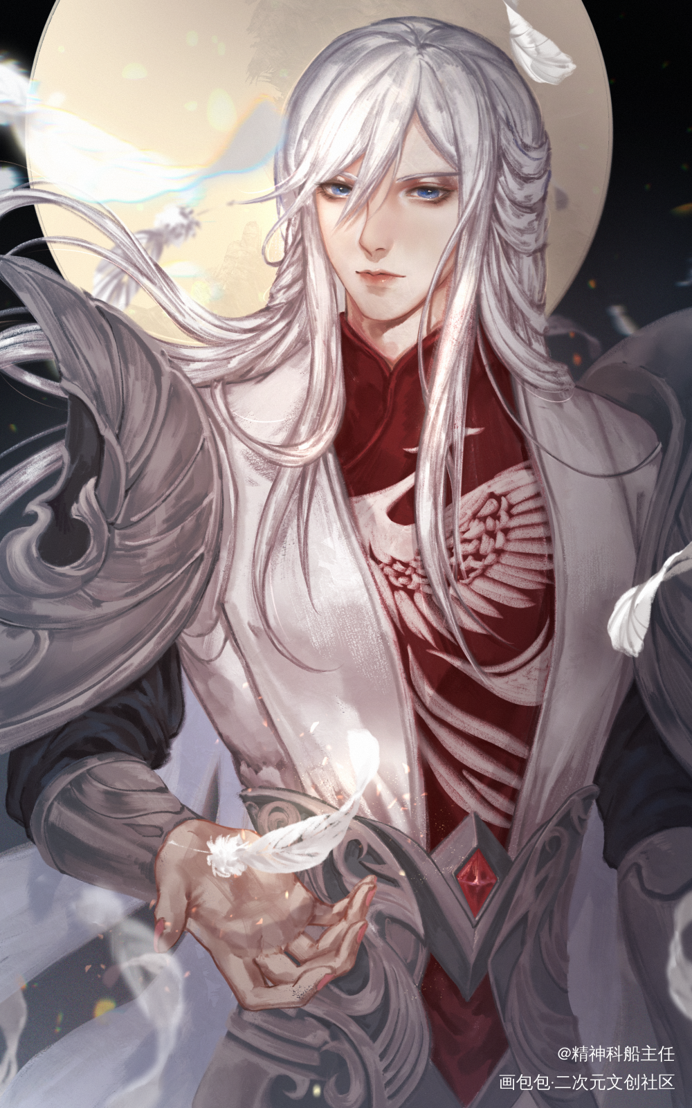 _王者荣耀李白古风绘画作品