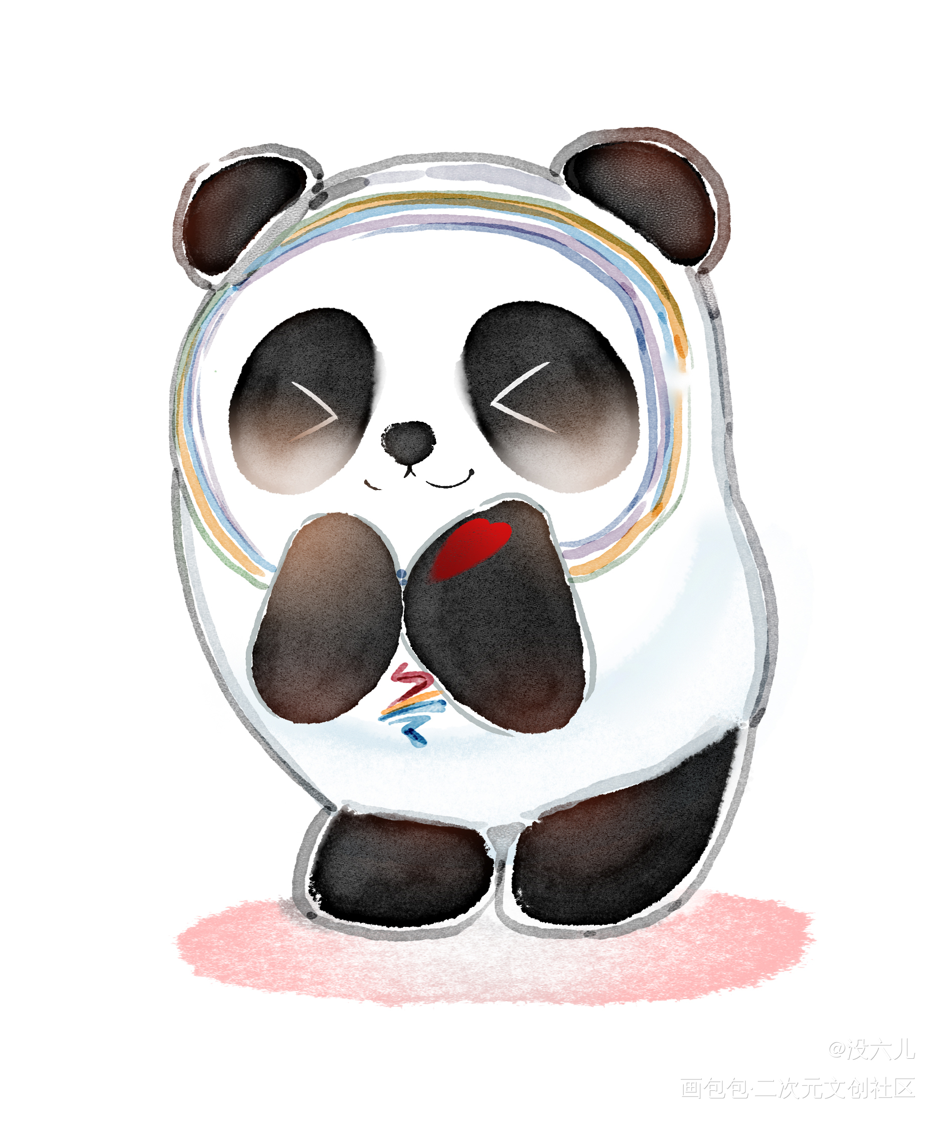 冬奥_冰墩墩北京冬奥会绘画作品