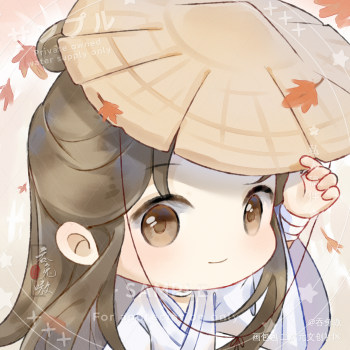 重逢～_天官赐福谢怜古风水彩q版绘画作品