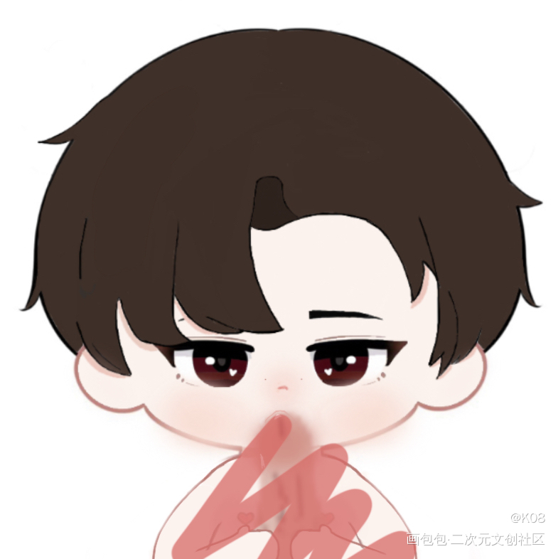 李简_你却爱着一个傻逼188男团李简简隋英Q版摸鱼绘画作品