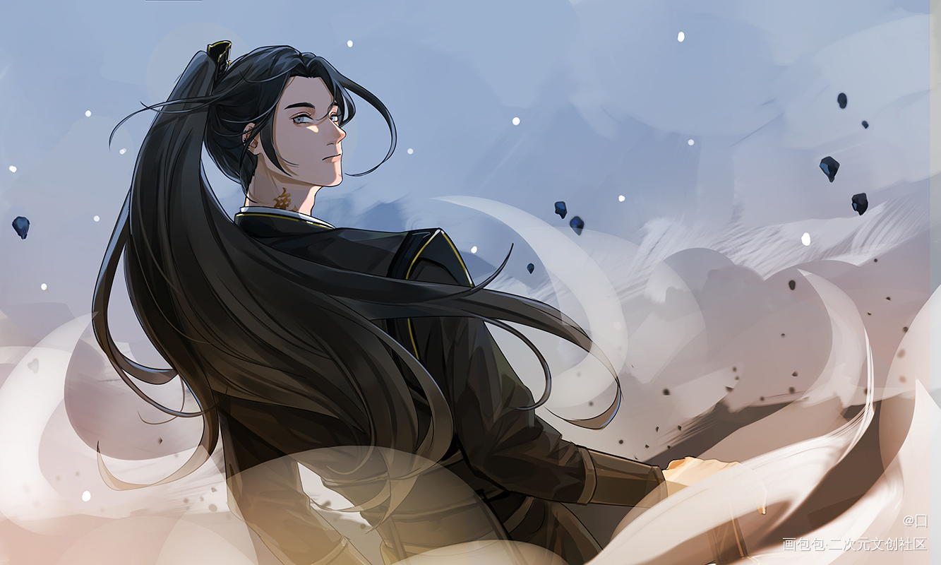 兔兔_不见上仙三百年古风木苏里绘画绘画作品