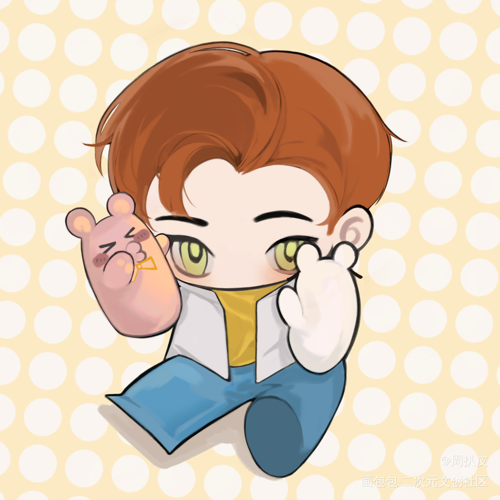 ??_光与夜之恋夏鸣星绘画作品