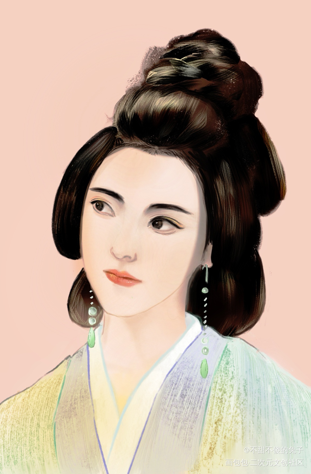 古风手绘_古风平涂绘画作品