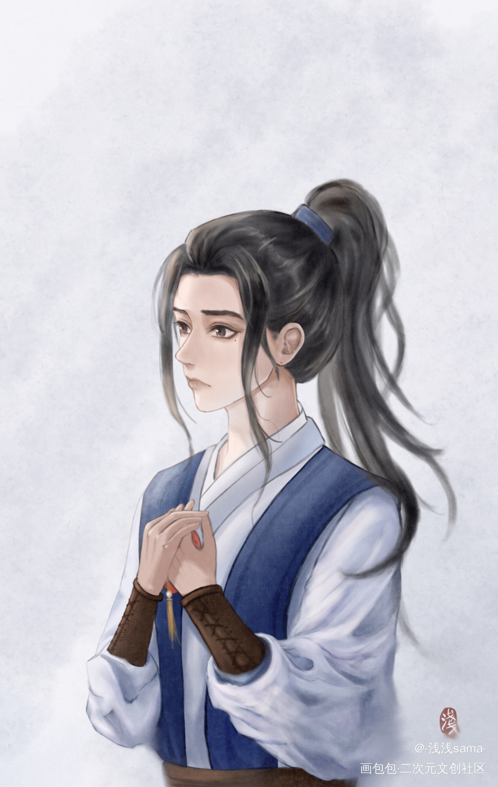 小十六_杀破狼顾昀priest绘画作品