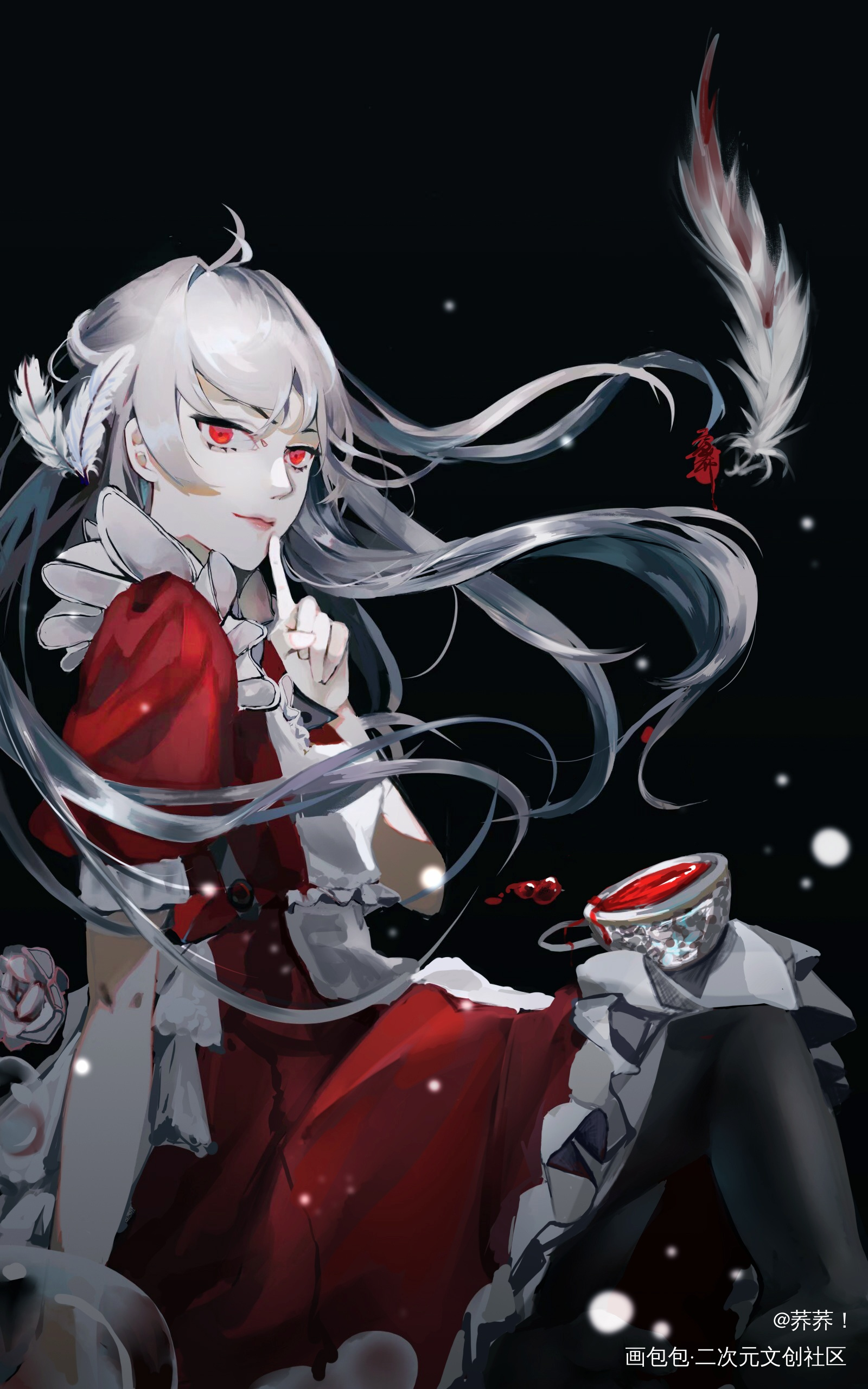 我女儿！_平涂日系我要上首推插画绘画oc绘画作品