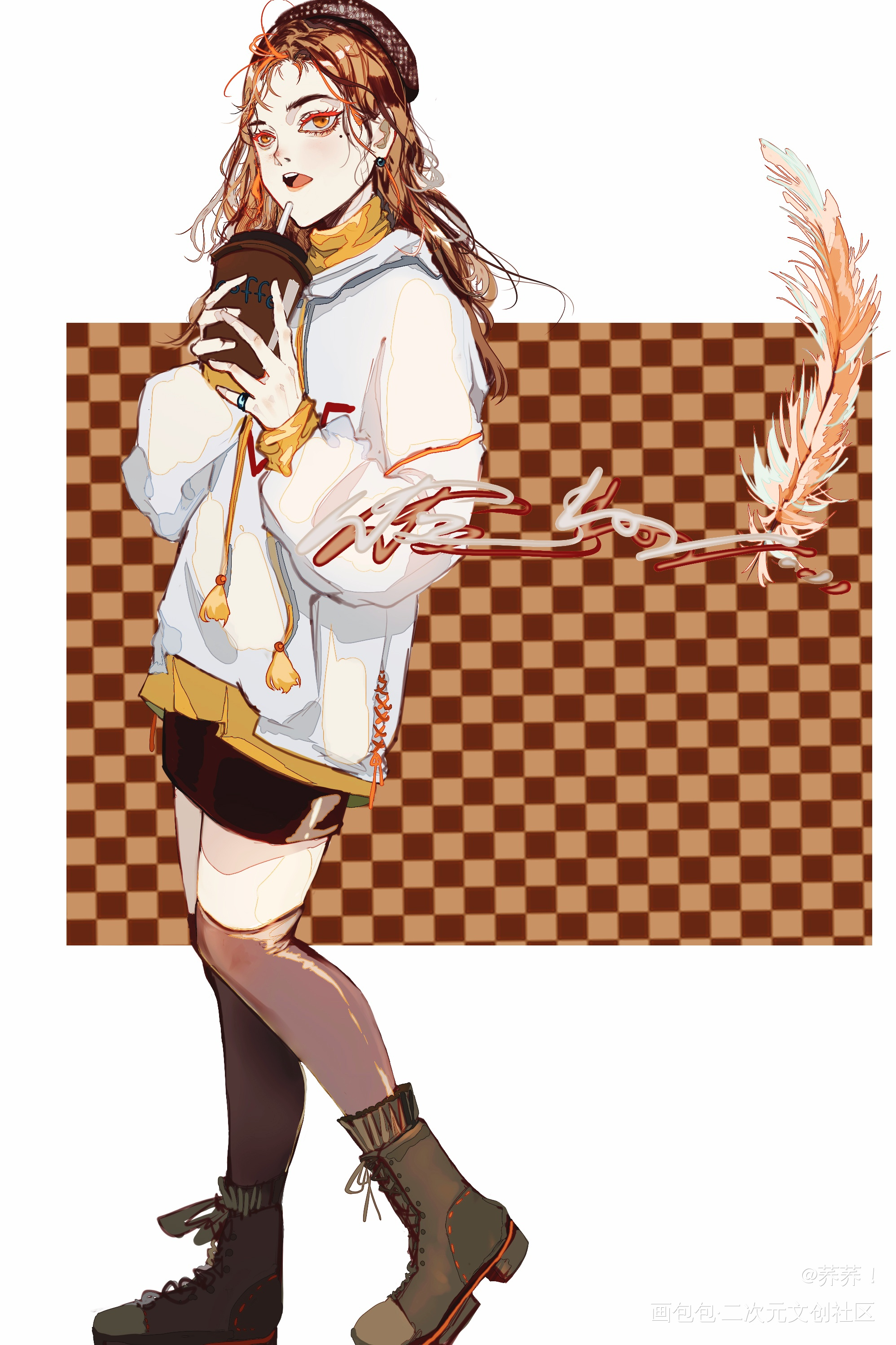 ???_平涂日系我要上首推插画绘画绘画作品