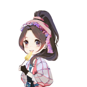 给丽娘递冰棍_日系q版我要上首推屠丽眷思量绘画作品