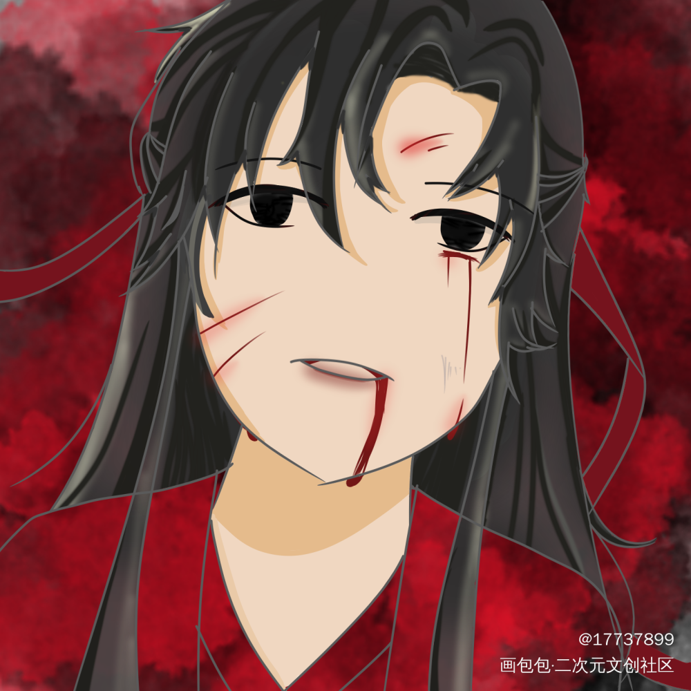 羡羡_魔道祖师绘画作品