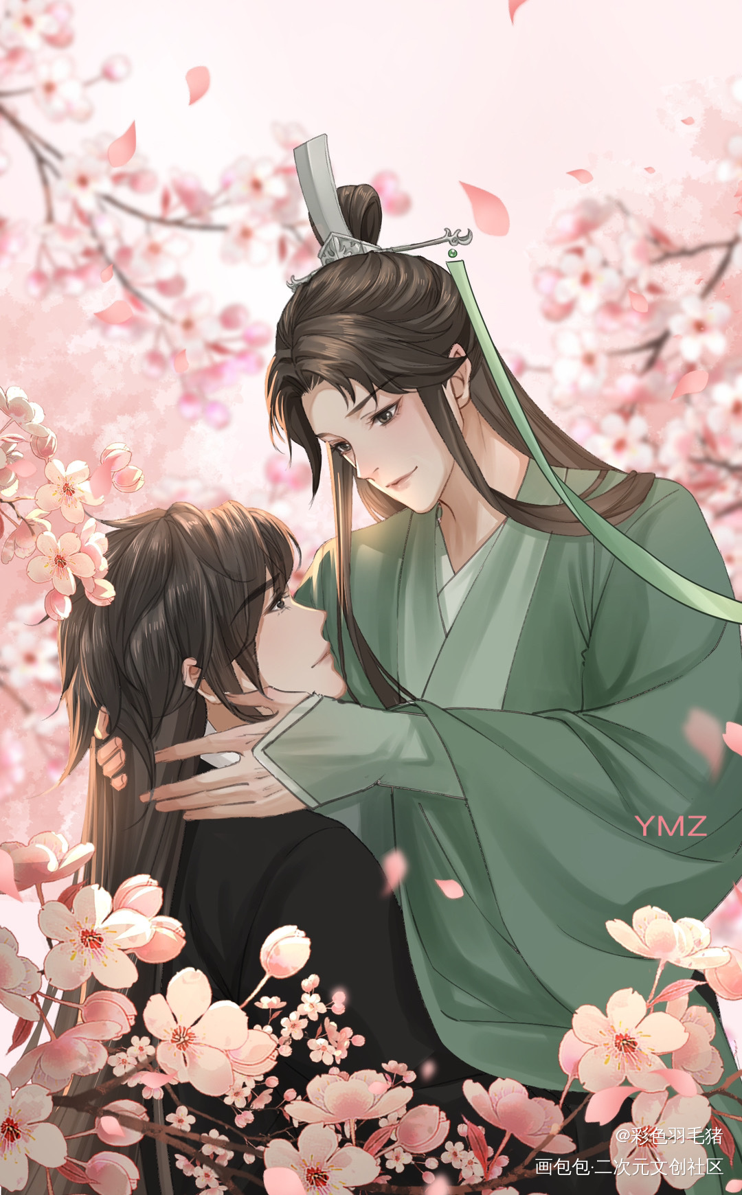 冰秋贴贴_人渣反派自救系统冰秋绘画作品