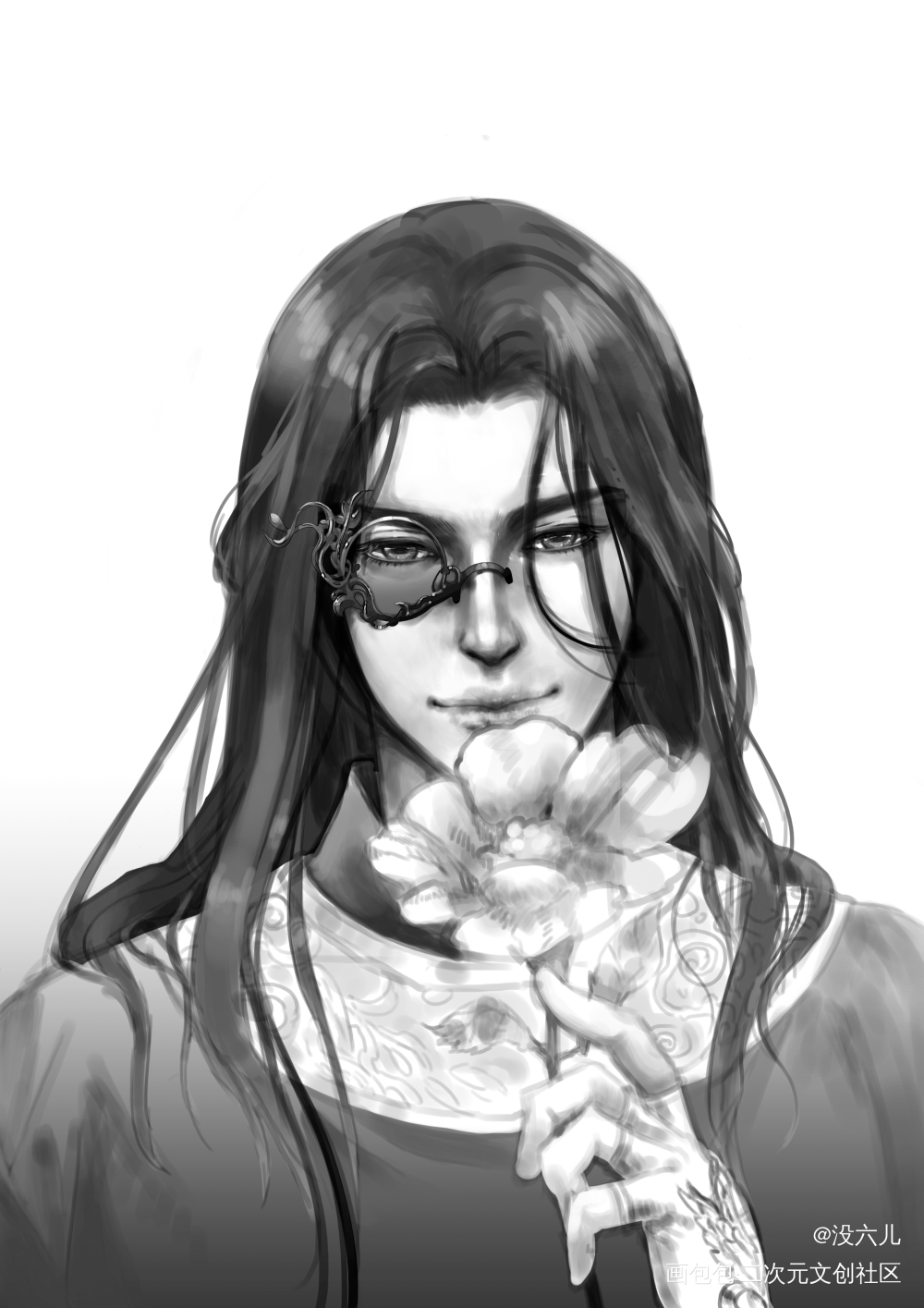西北一枝花_杀破狼顾昀绘画作品
