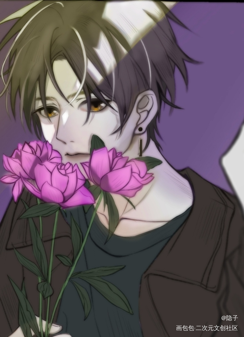 摸鱼_原创oc绘画作品
