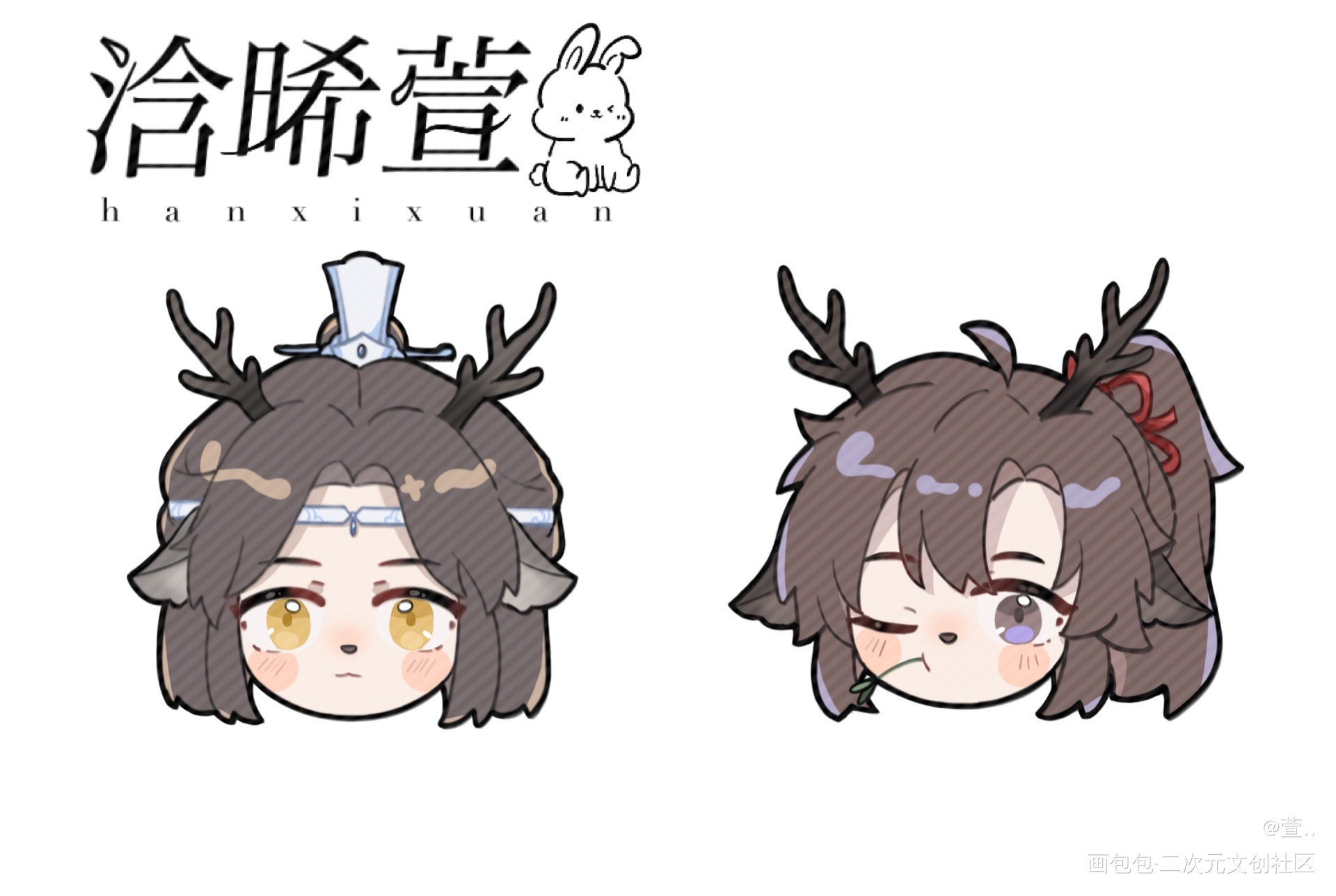 _魔道祖师忘羡蓝忘机魏无羡绘画作品