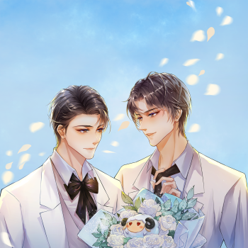 谁把谁当真～结婚哒_谁把谁当真188男团妹叔黎朔赵锦辛日系绘画作品