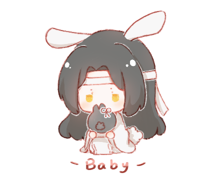 baby_魔道祖师忘羡蓝忘机Q版绘画作品