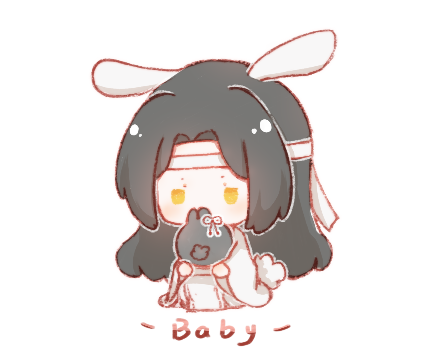 baby_魔道祖师忘羡蓝忘机Q版绘画作品