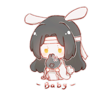 baby_魔道祖师忘羡蓝忘机Q版绘画作品