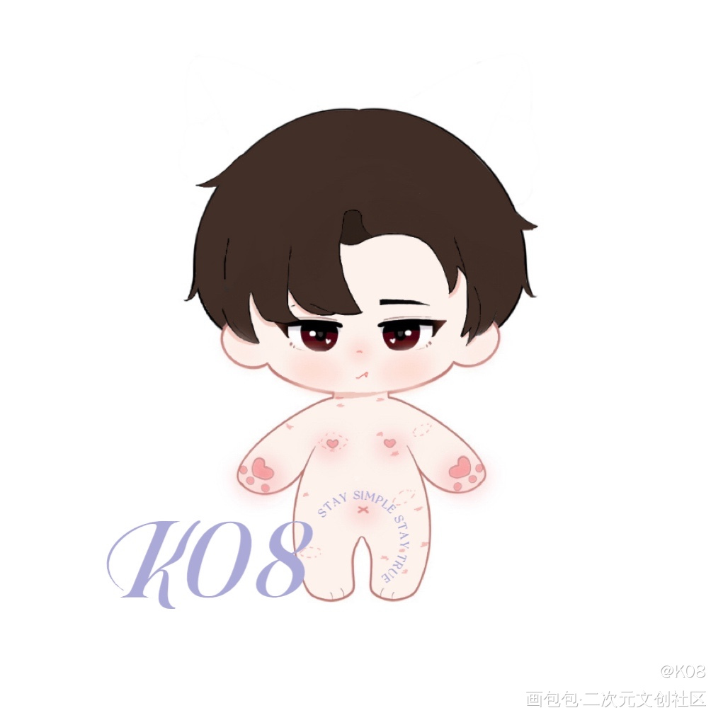 李簡_你却爱着一个傻逼188男团李简简隋英Q版摸鱼绘画作品