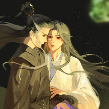 直道相思了无益,未妨惆怅是清狂_六爻如椿童如韩木椿厚涂插画绘画作品