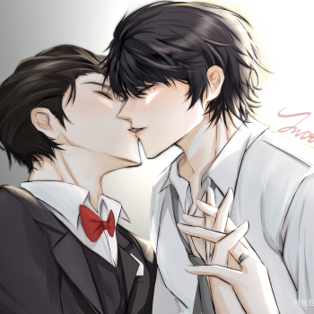 妹叔亲亲_谁把谁当真188男团妹叔黎朔赵锦辛半厚涂绘画作品