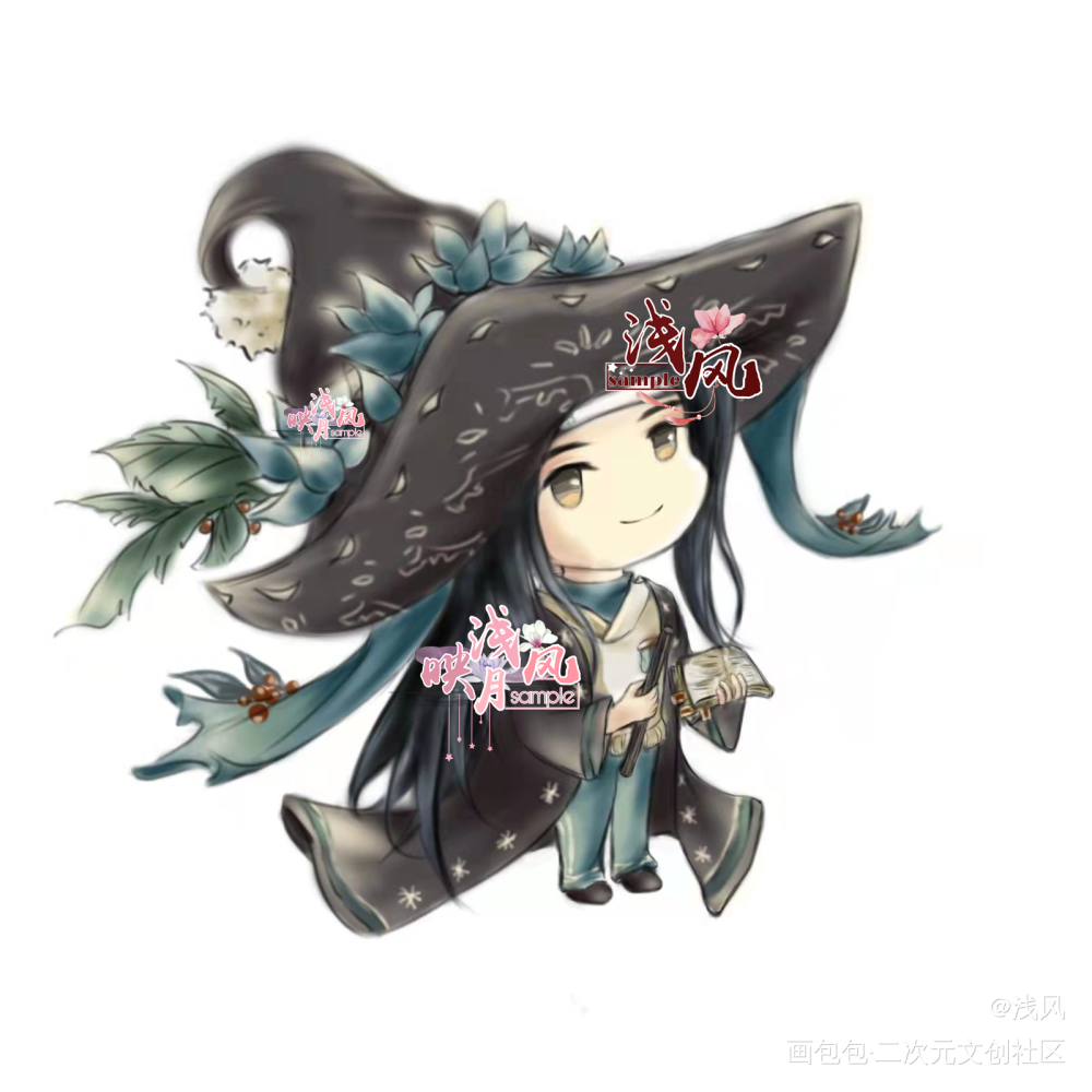 巫师小叽_魔道祖师忘羡绘画作品