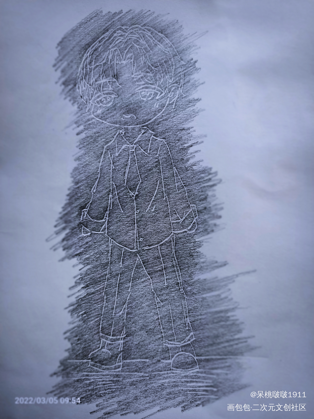 贺予_病案本贺予Q版我要上首推字体设计见字如晤手写绘画作品