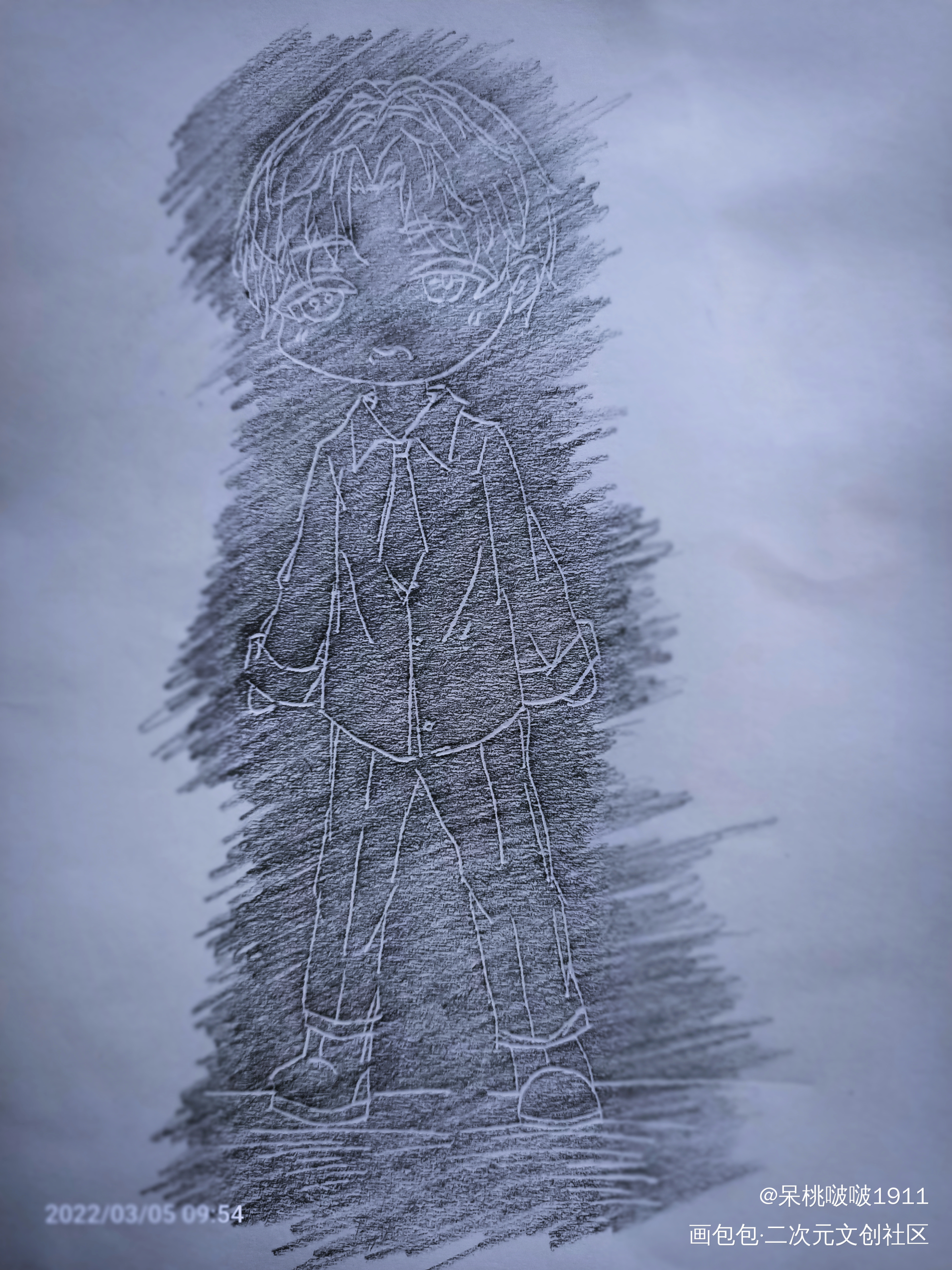 贺予_病案本贺予Q版我要上首推字体设计见字如晤手写绘画作品