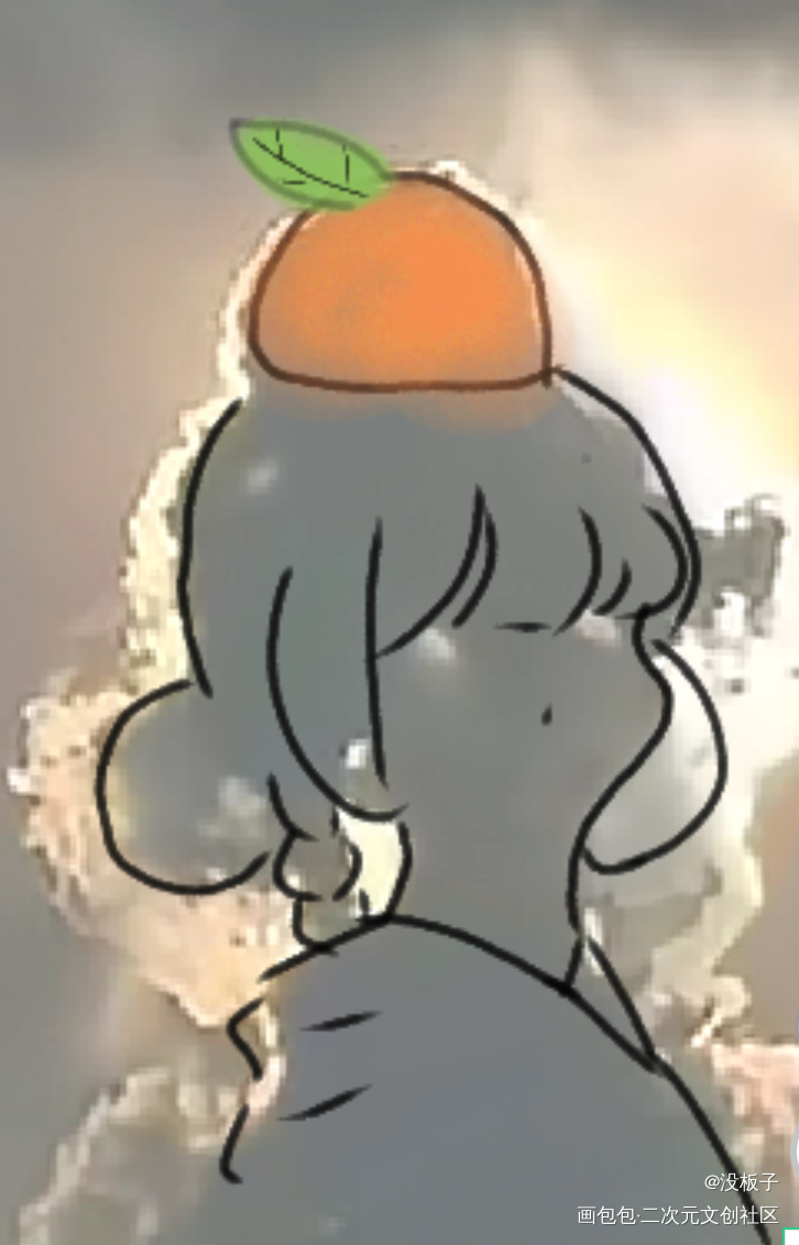 小橘子_手绘绘画作品