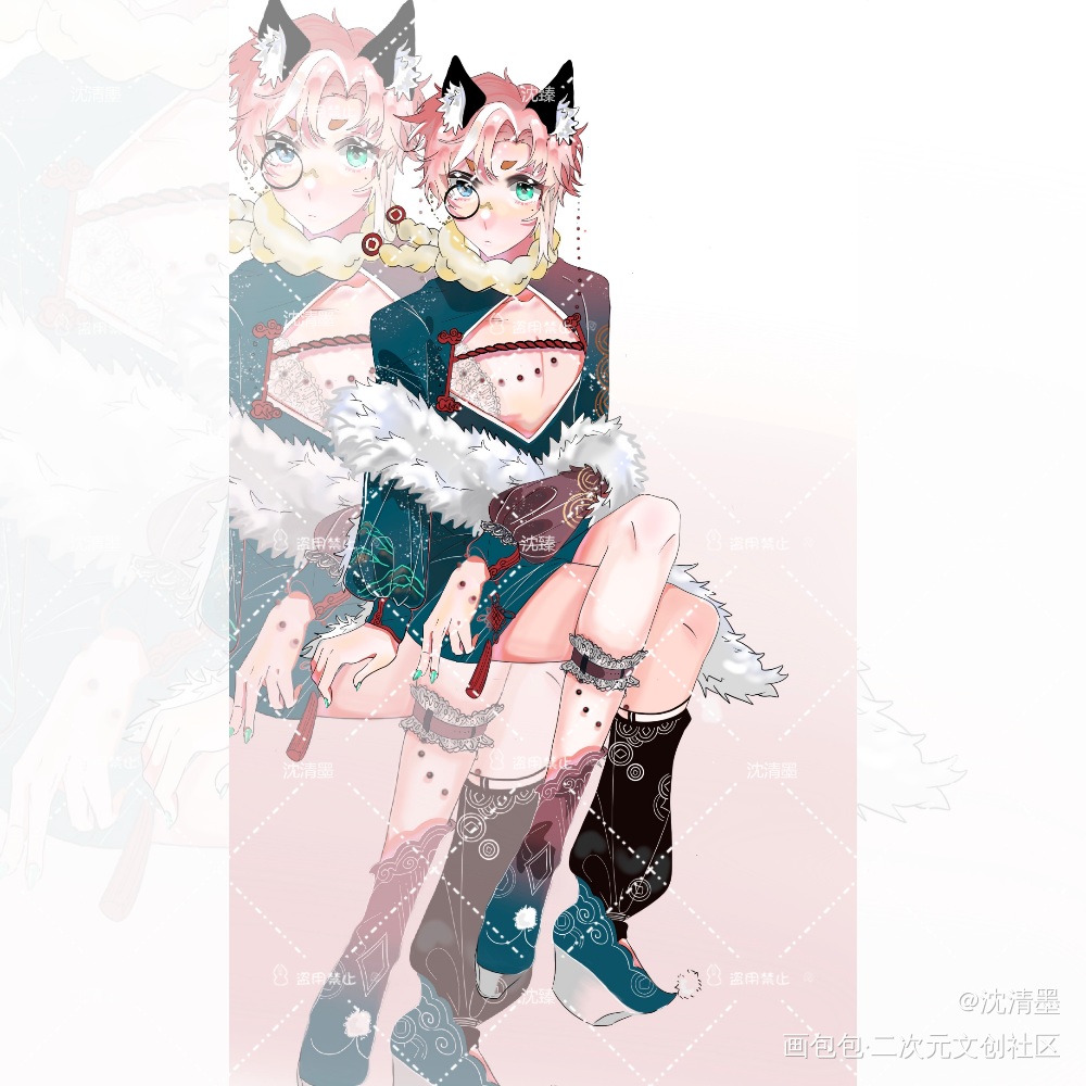 嘿嘿_oc绘画作品