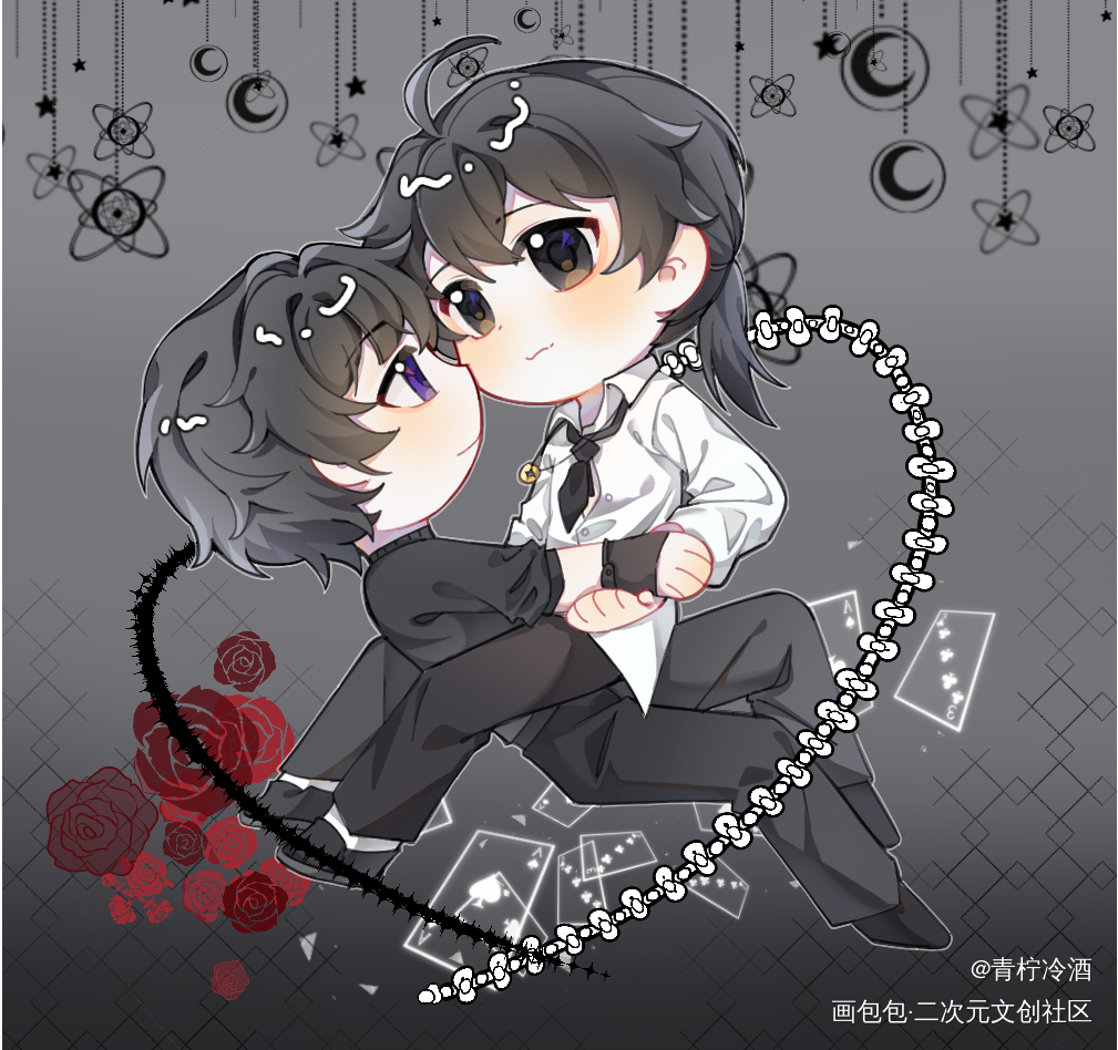 安利_我在惊悚游戏里封神Q版绘画作品