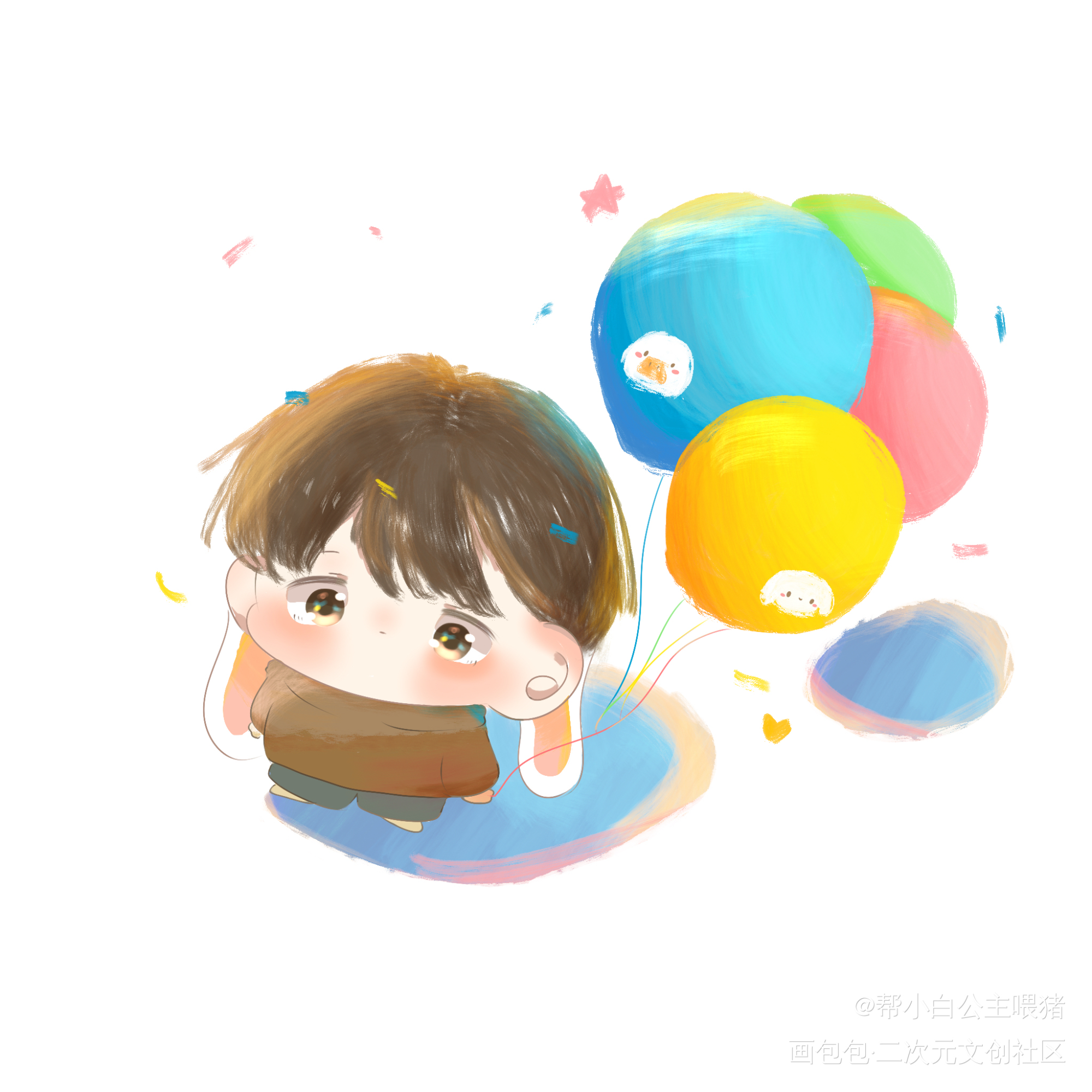 ( ͡° ͜ʖ ͡°)✧_188男团李程秀绘画作品