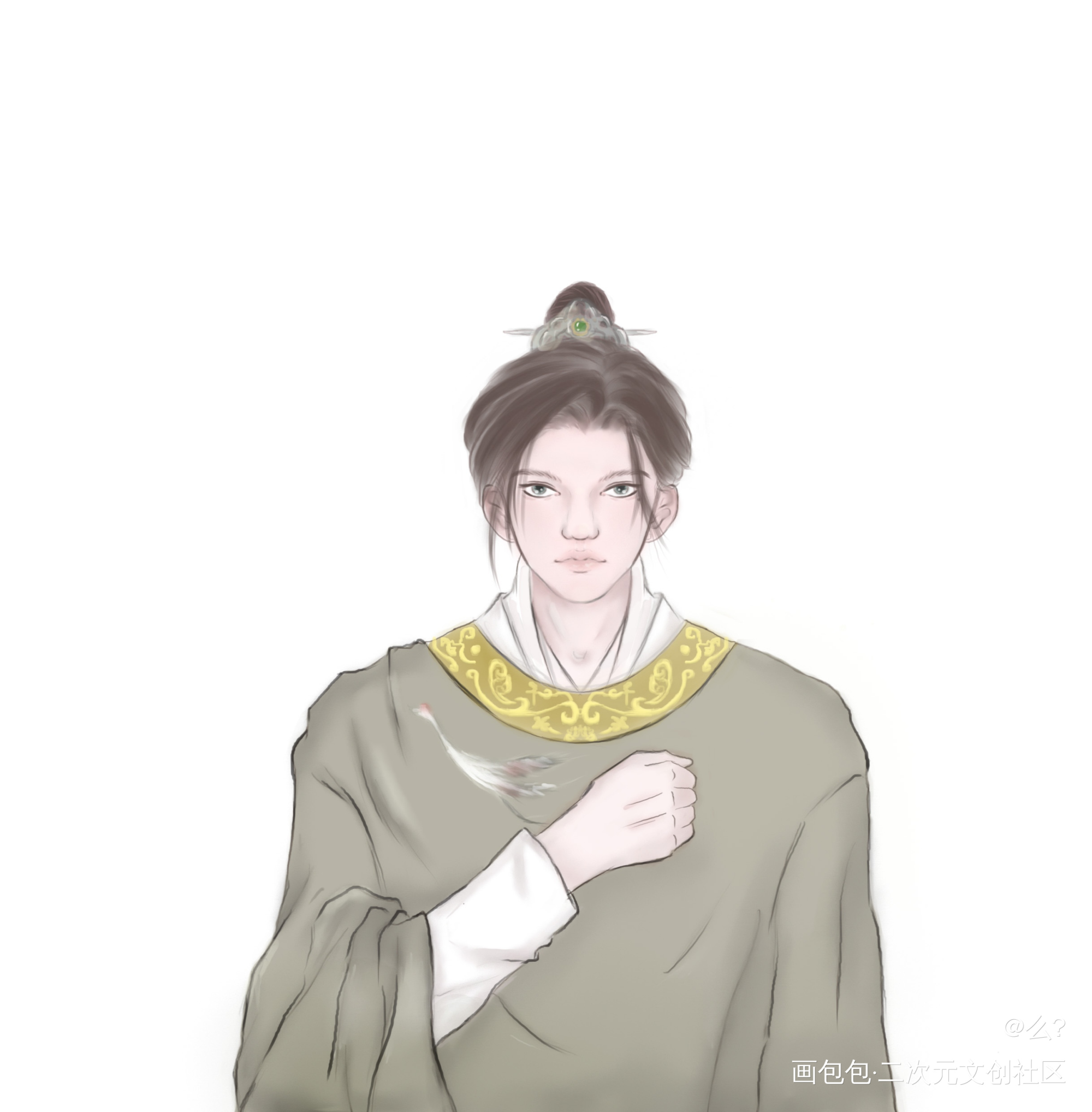 ୧⍢⃝୨_古风平涂绘画作品
