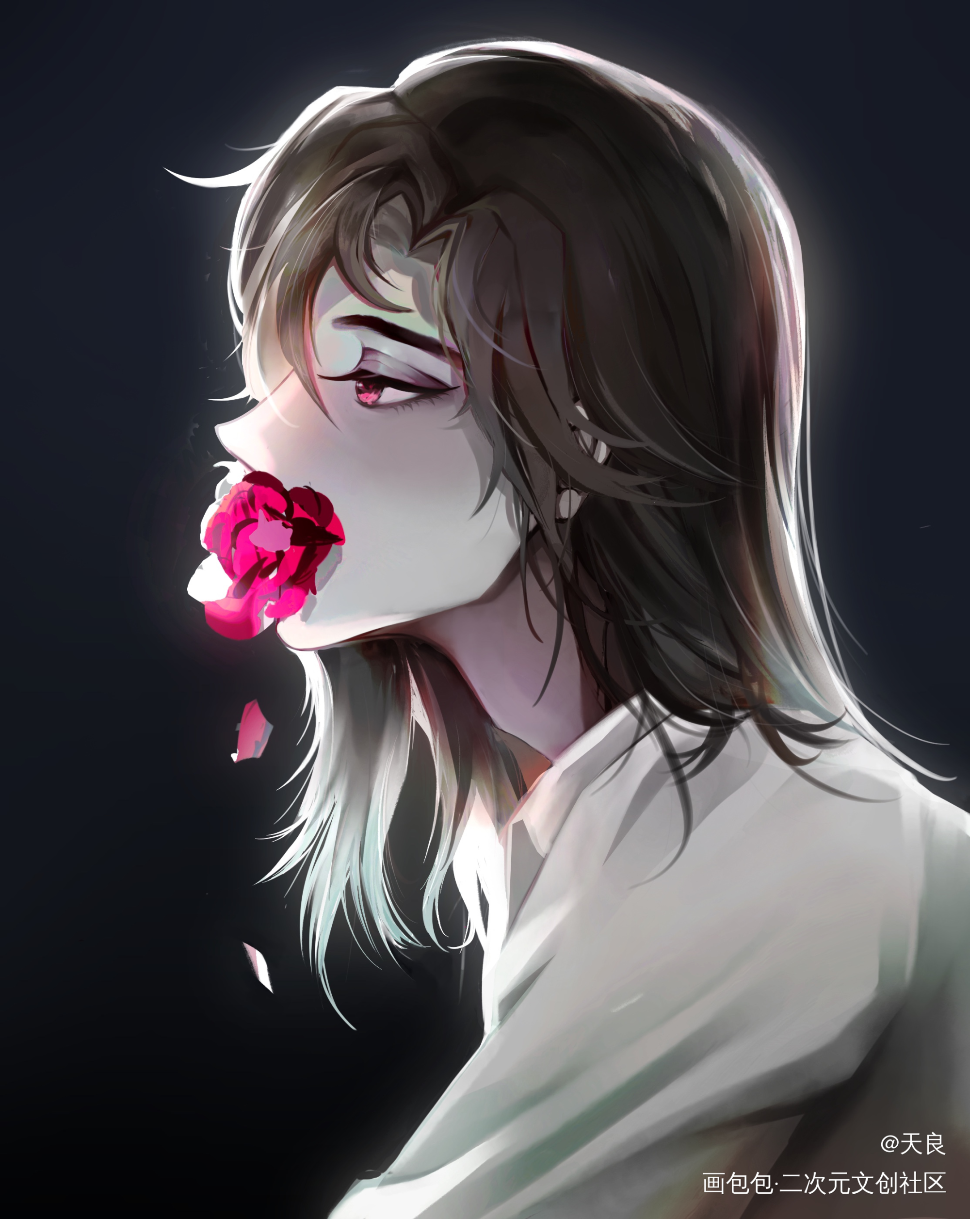 之前摸的费渡_默读费渡绘画作品