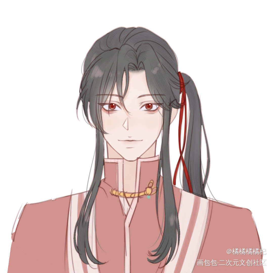 远古老图_天官赐福花怜花城平涂绘画作品